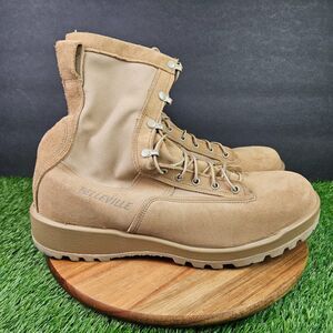 Belleville 790V Gore-Tex Combat Flight Boots Vibram Mens 12.5 W Tan USA Military